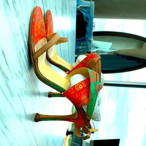 Jimmy Choo London “Wade” Fabric Heel